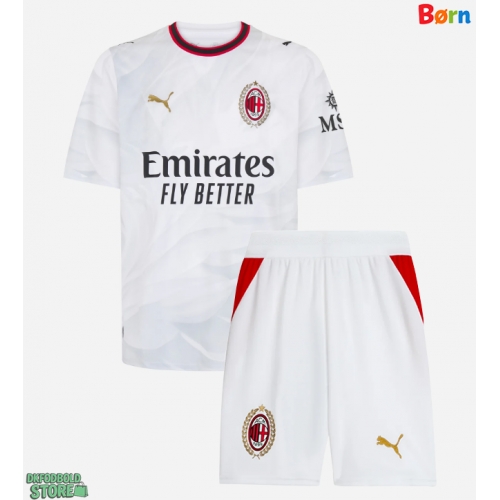AC Milan Rafael Leao #10 Replika Babytøj Udebanesæt Børn 2026-27 Kortærmet (+ Korte bukser)